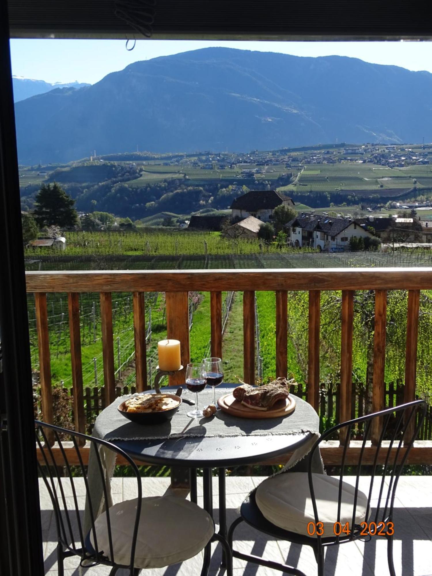 Apartmán Panoramaterrace, Wein & Relax Appiano Sulla Strada Del Vino Exteriér fotografie